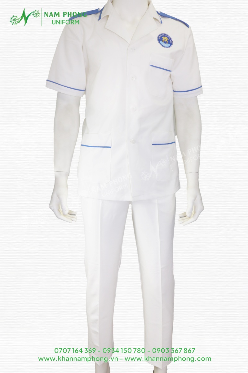 Áo blouse đồng phục sinh viên đại học Văn Hiến cho nam