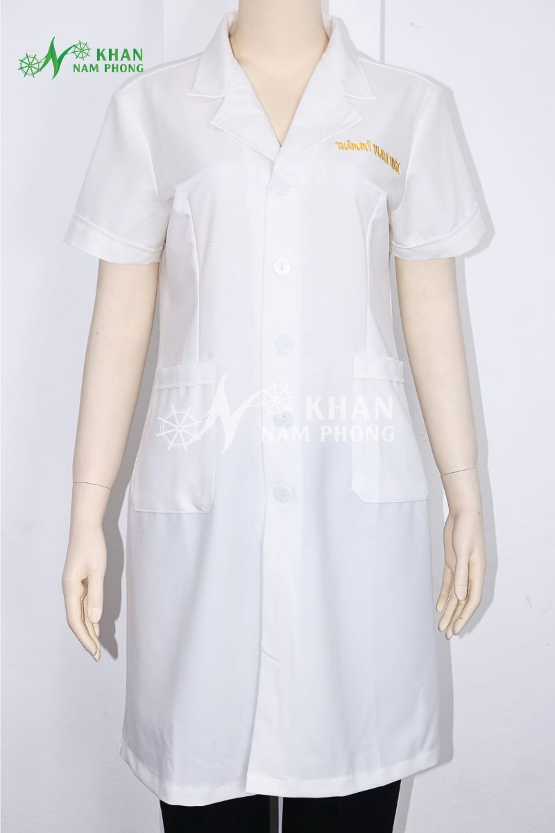 Áo blouse ngành y dáng suông