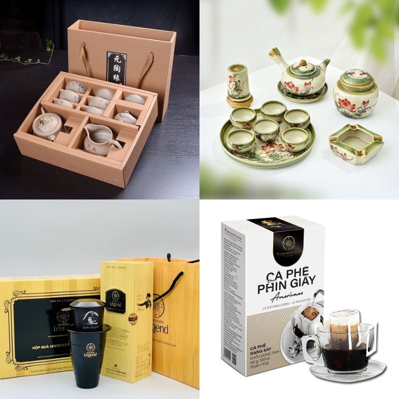 Bộ ấm trà cà phê làm quà tặng các y bác sĩ nhân ngày Thầy Thuốc Việt Nam