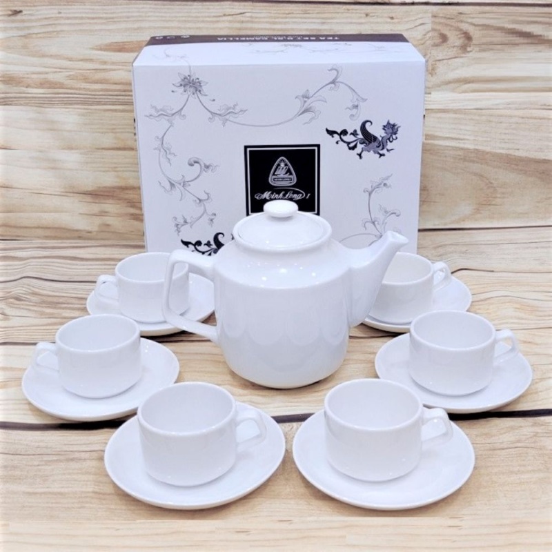 Bộ ấm trà sứ Minh Long làm quà tri ân thầy cô giáo được yêu thích hiện nay