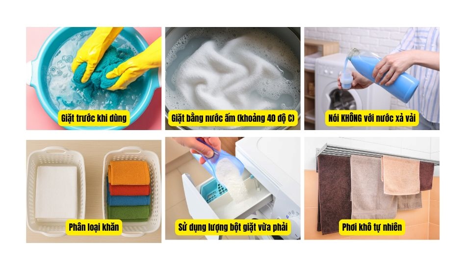 Cách giặt và bảo quản khăn lau mồ hôi thể thao để kéo dài tuổi thọ