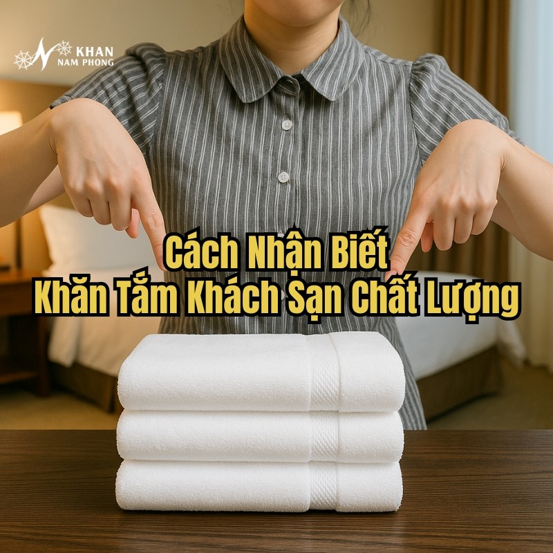 Cách nhận biết khăn tắm khách sạn chất lượng