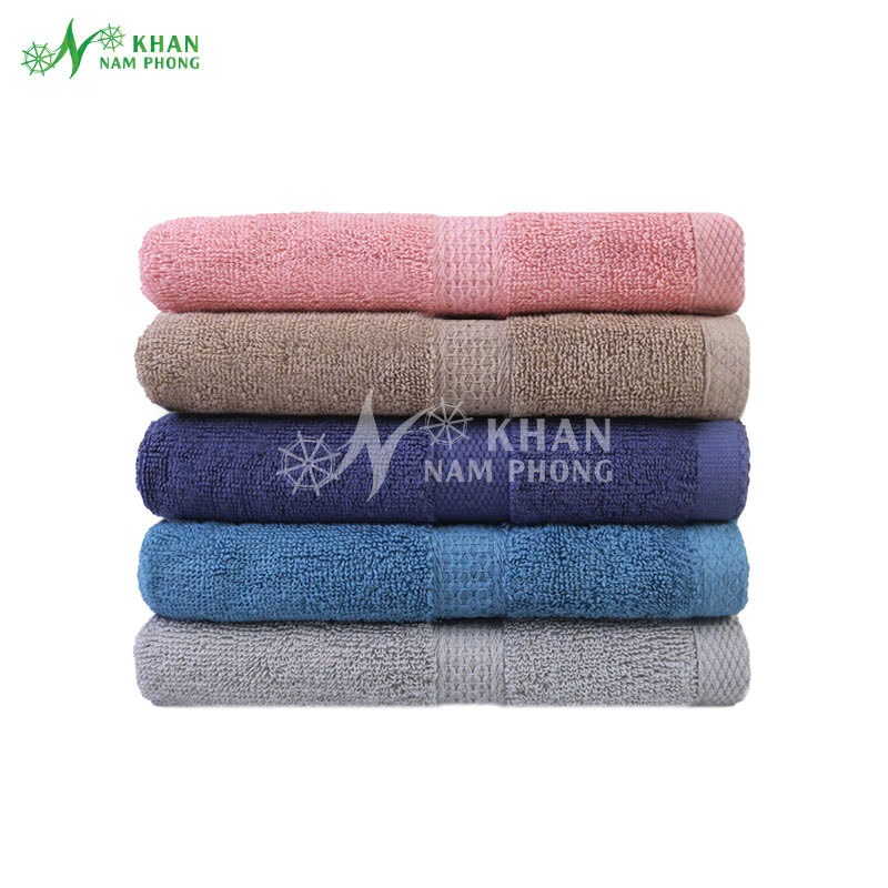 Khăn cotton 5 màu dành cho gia đình - KT 60x120cm