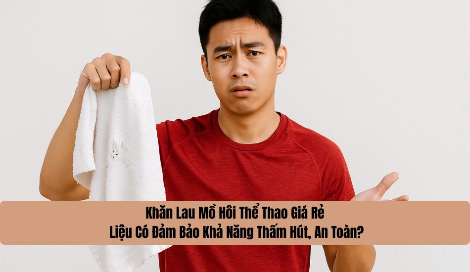 Khăn lau mồ hôi thể thao giá rẻ liệu có đảm bảo độ thấm hút và an toàn
