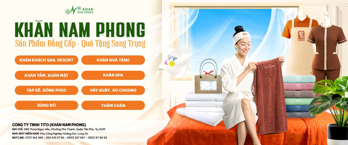 Khăn Nam Phong - xưởng sản xuất khăn quà tặng thầy cô giáo uy tín chất lượng