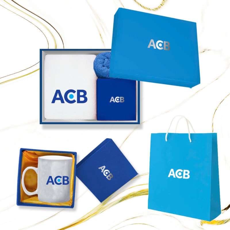 Khăn quà tặng công đoàn cotton cao cấp thêu logo theo yêu cầu + ly gốm sứ in logo thương hiệu