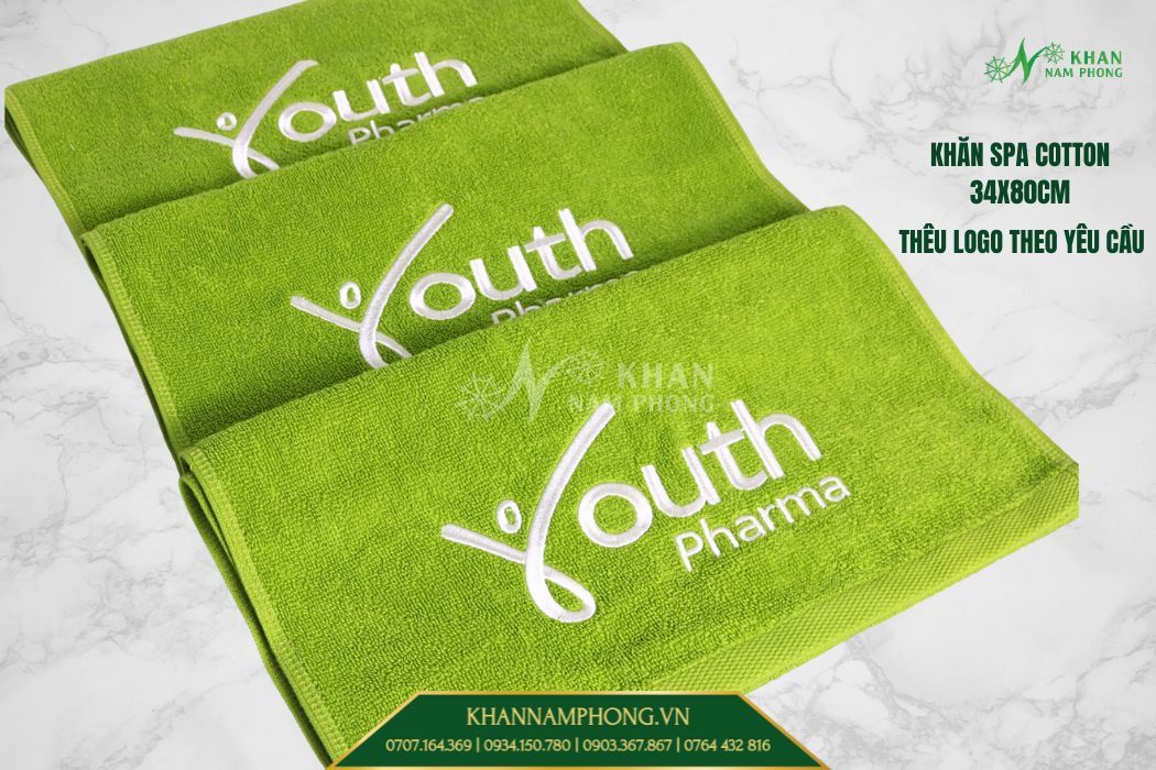 Khăn spa cotton 34x80cm 