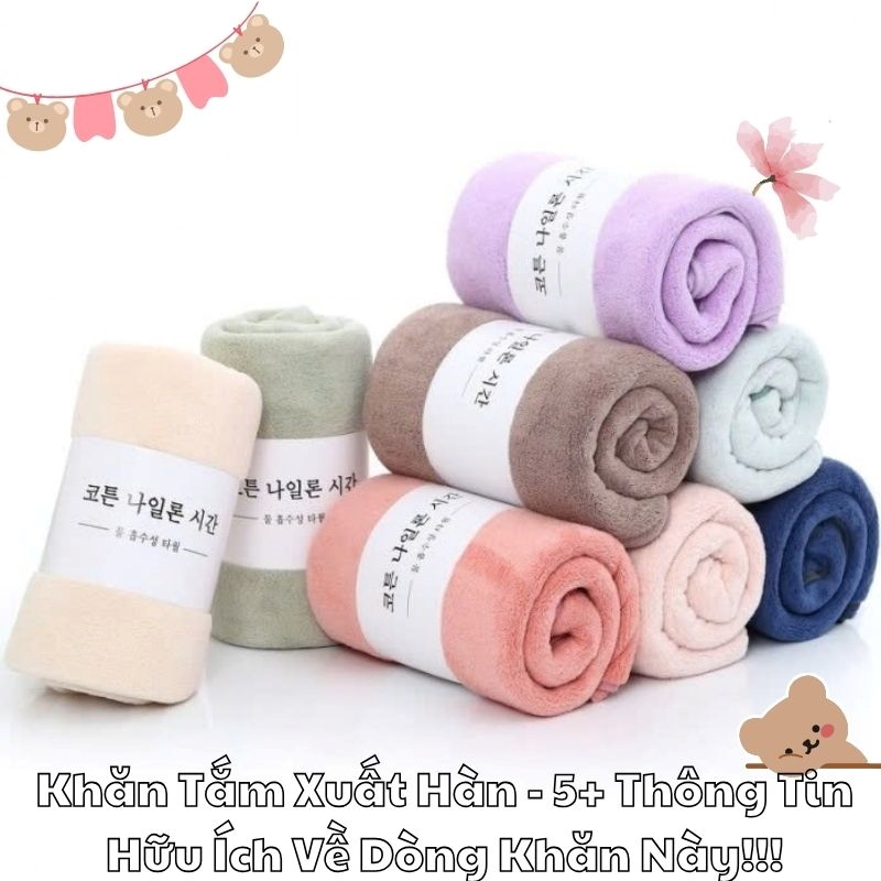 Khăn tắm xuất Hàn