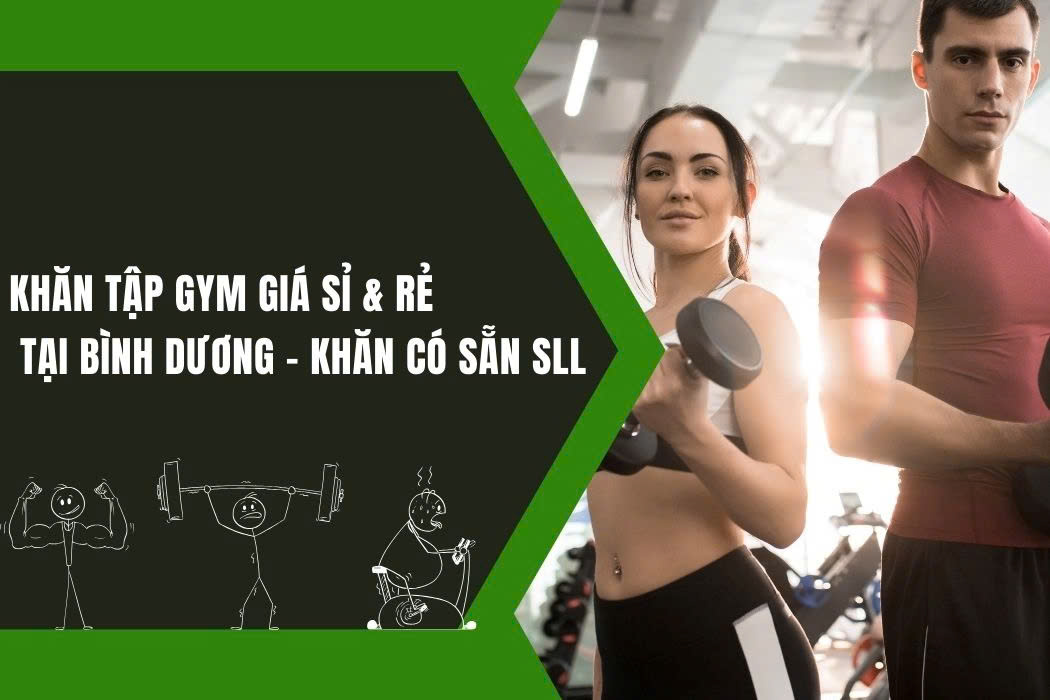 Khăn tập gym gia sỉ và lẻ tại Bình Dương - khăn có sẵn sll