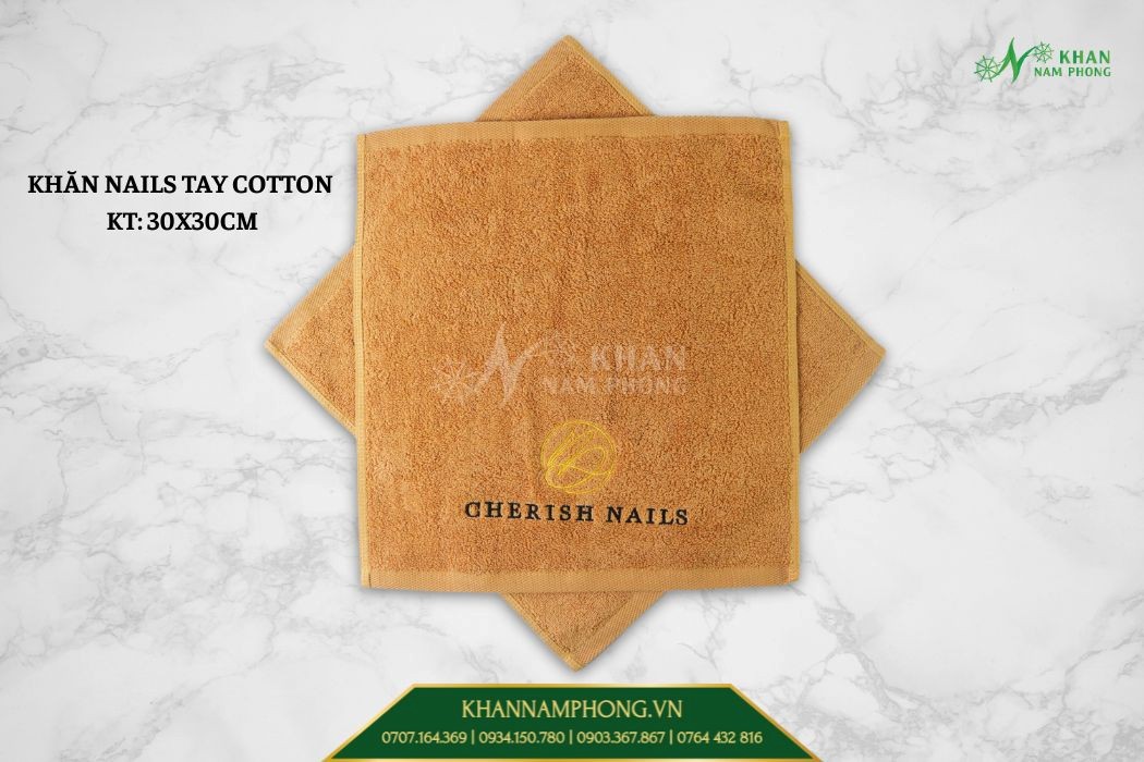 Khăn tay nails spa cotton 30x30cm- giá tại xưởng TP.HCM