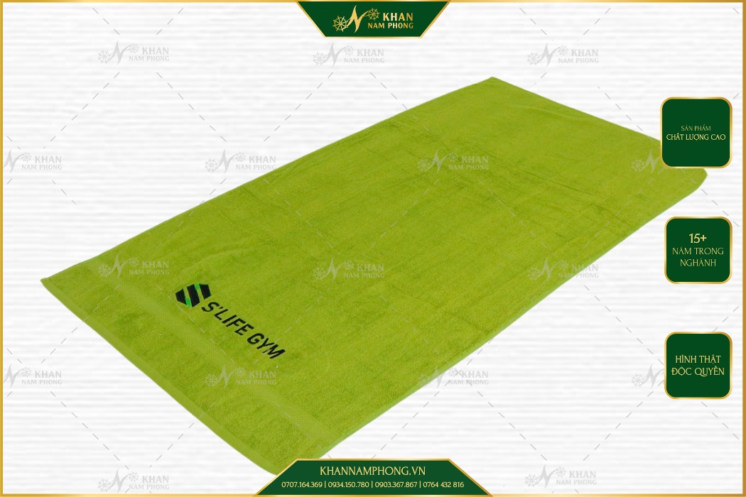 Khăn thể thao cỡ lớn 70x140cm cotton