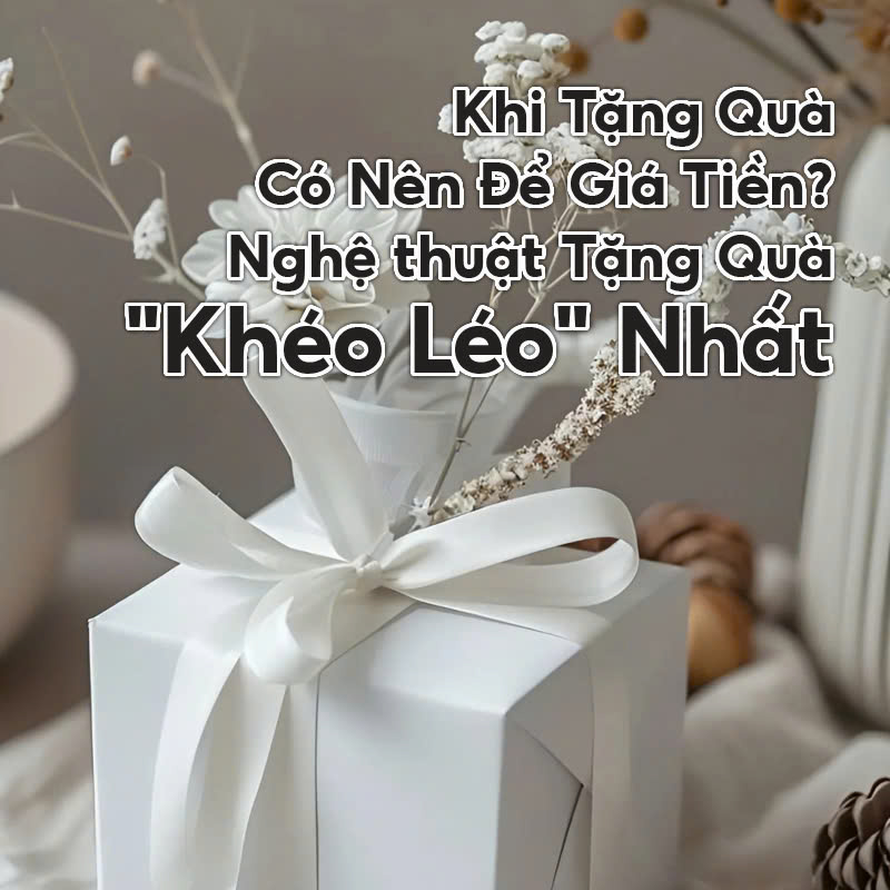 Khi tặng quà có nên để giá tiền? Nghệ thuật tặng quà "khéo léo" nhất