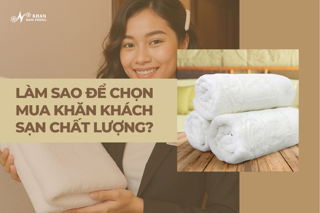 Làm sao để chọn mua khăn khách sạn chất lượng?