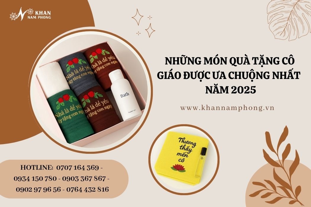 Những món quà tặng cô giáo được ưa chuộng 2025