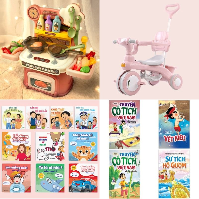 Quà quốc tế thiếu nhi cho bé từ 3-5 tuổi