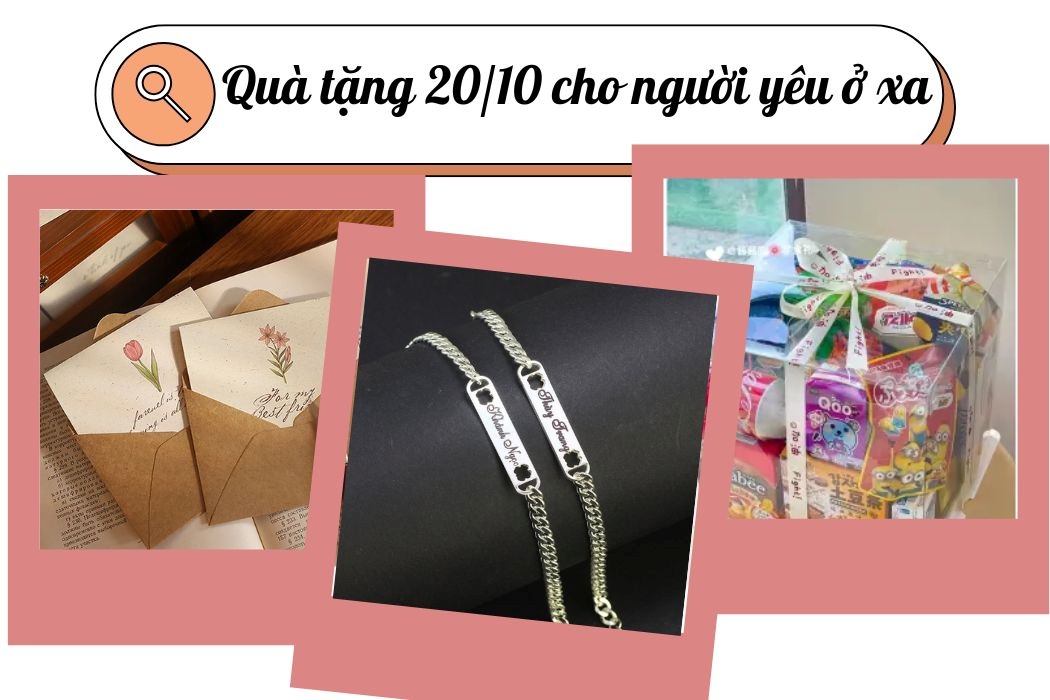 Quà tặng 20/10 cho người yêu ở xa