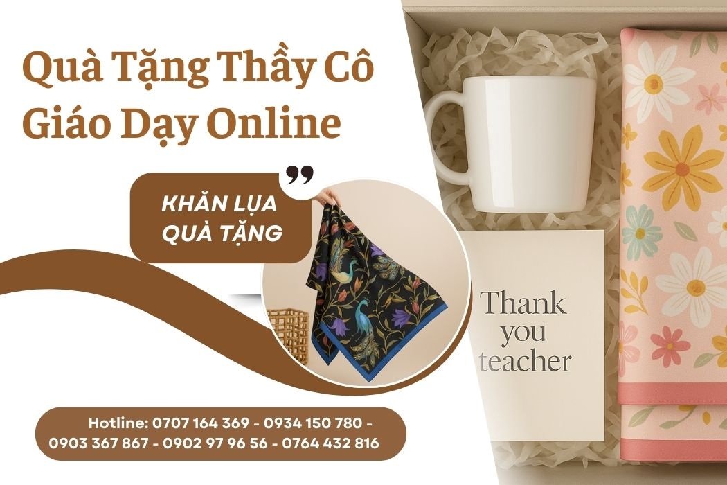Quà tặng thầy cô dạy online