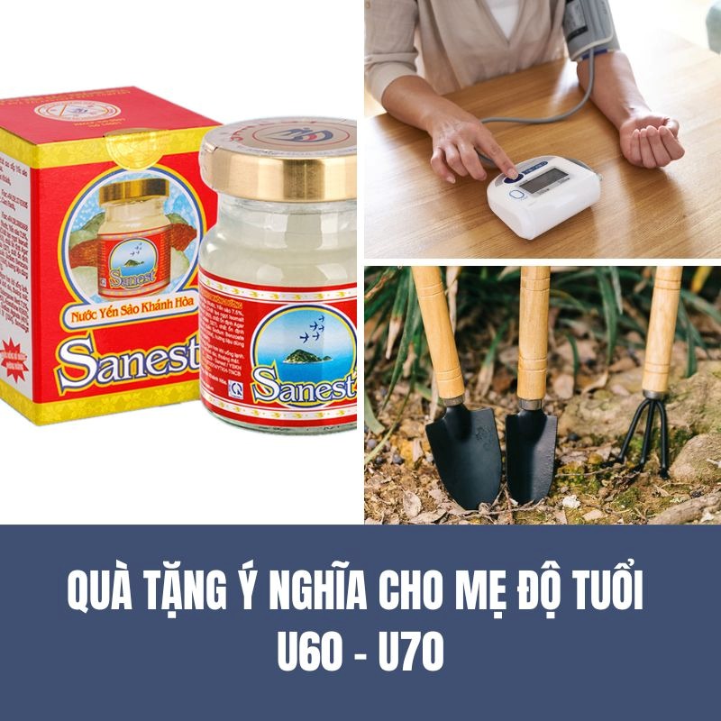 Quà tặng ý nghĩa cho mẹ độ tuổi U60- U70