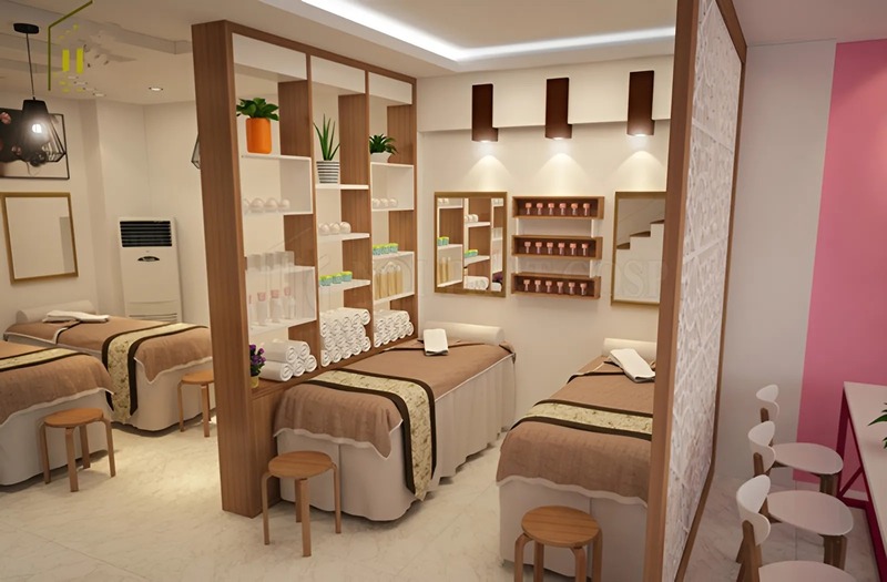 Trang trí spa tại nhà