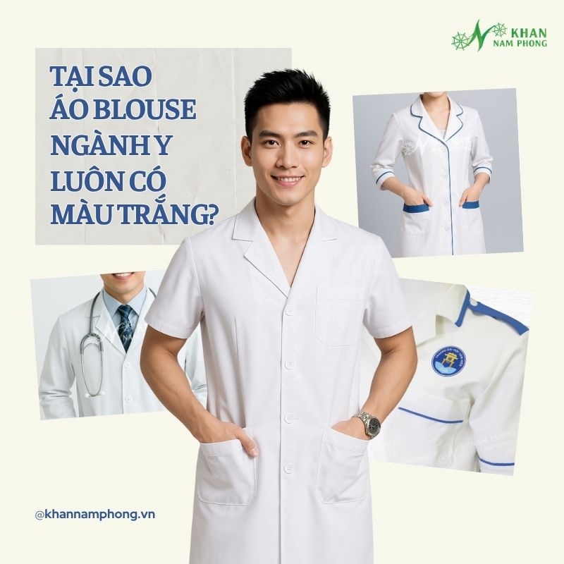 Tại sao áo blouse ngành y luôn có màu trắng?