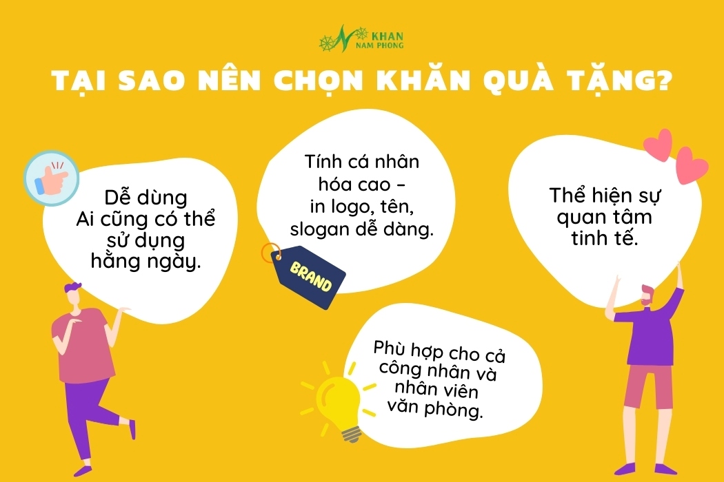 Tại sao nên chọn khăn quà tặng?