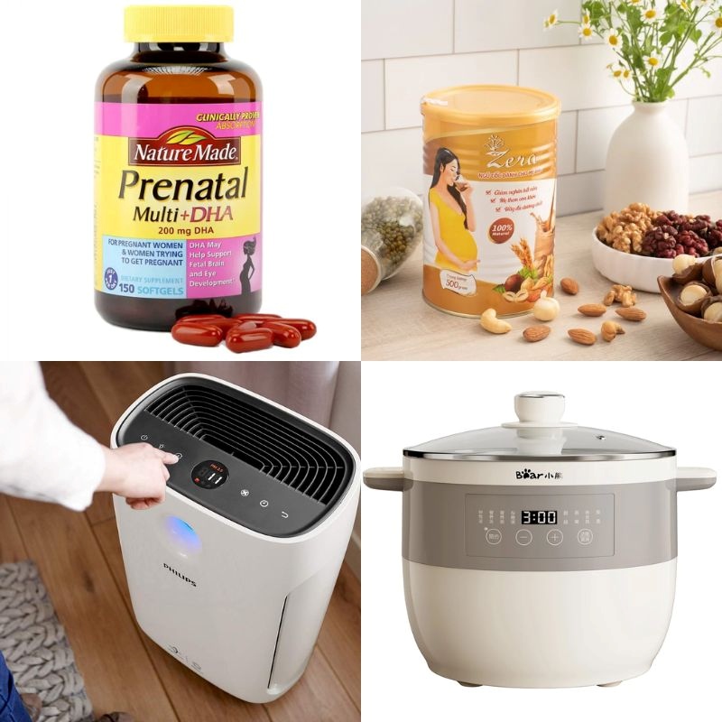 Top 10+ món quà sức khỏe dành cho mẹ bầu đang được chuyên gia khuyên dùng
