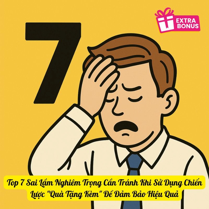 Top 7 sai lầm nghiêm trọng cần tránh khi sử dụng chiến lược quà tặng kèm để đảm bảo hiệu quả