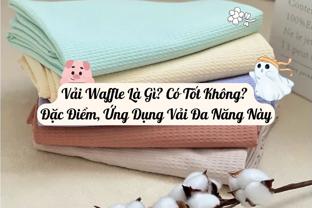 Vải waffle là gì? Có tốt không? Đặc điểm và ứng dụng của vải đa năng này