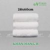 [HÀNG B] Khăn Cotton Thanh Lý Nhỏ Màu Trắng 28*60cm 60g