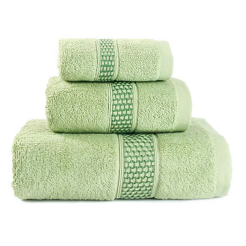 Bộ 3 khăn tắm Mollis chất liệu cotton dành cho gia đình, spa, khách sạn