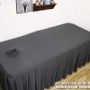 Ga giường gội đầu thun Polyester màu xám đậm