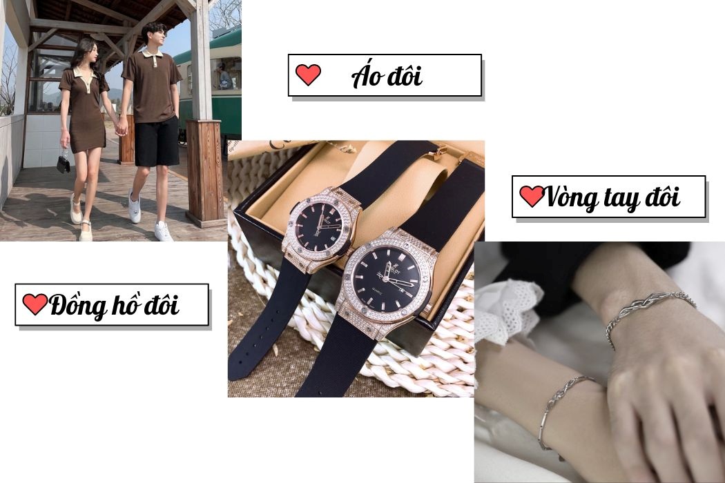 Đồ đôi gắn kết tình yêu làm quà cưới