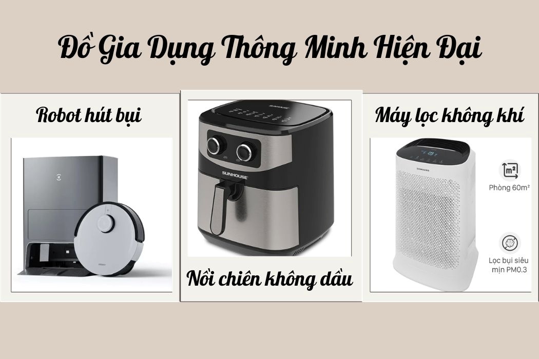 Đồ gia dụng thông minh hiện đại
