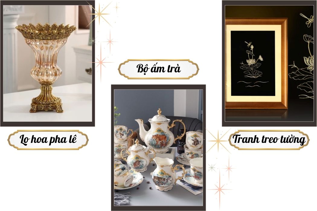 Đồ trang trí nhà cửa tinh tế làm quà cưới