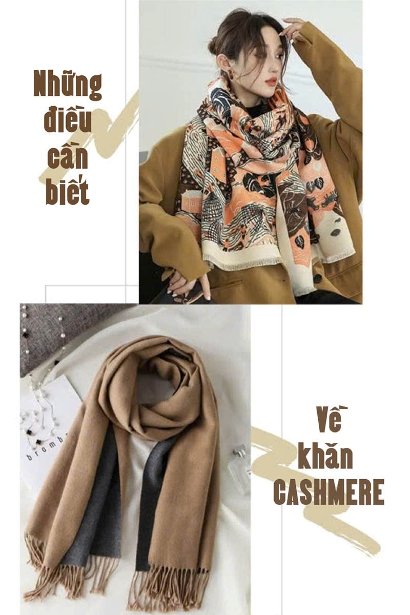 Những điều cần biết về khăn cashmere