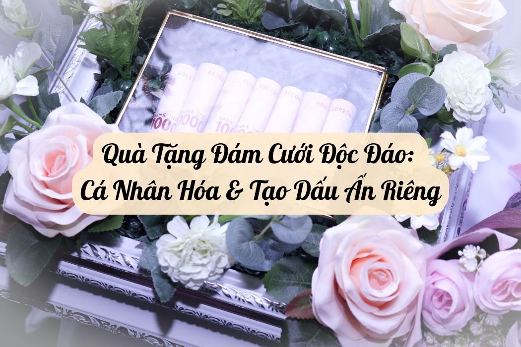 Quà tặng đám cưới độc đáo cá nhân hóa và tạo dấu ấn riêng