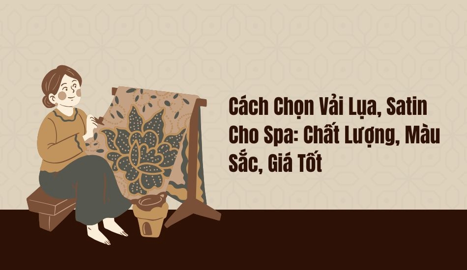 Cách chọn vải lụa satin cho spa dựa trên 3 yếu tố: chất lượng, màu sắc, giá tốt