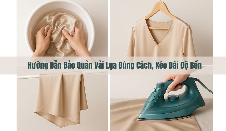 Hướng dẫn bảo quản vải lụa đúng cách, kéo dài độ bền