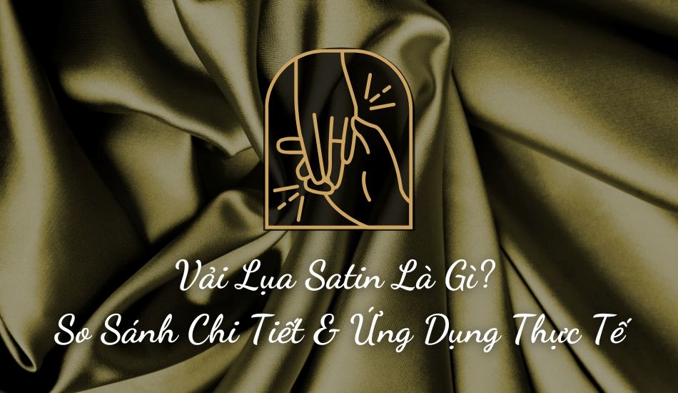 Vải lụa satin là gì? So sánh chi tiết và ứng dụng thực tế