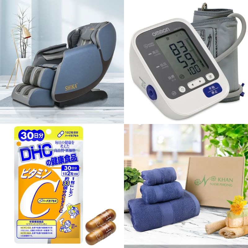 Những món quà thể hiện sự quan tâm chăm sóc sức khỏe bố mẹ