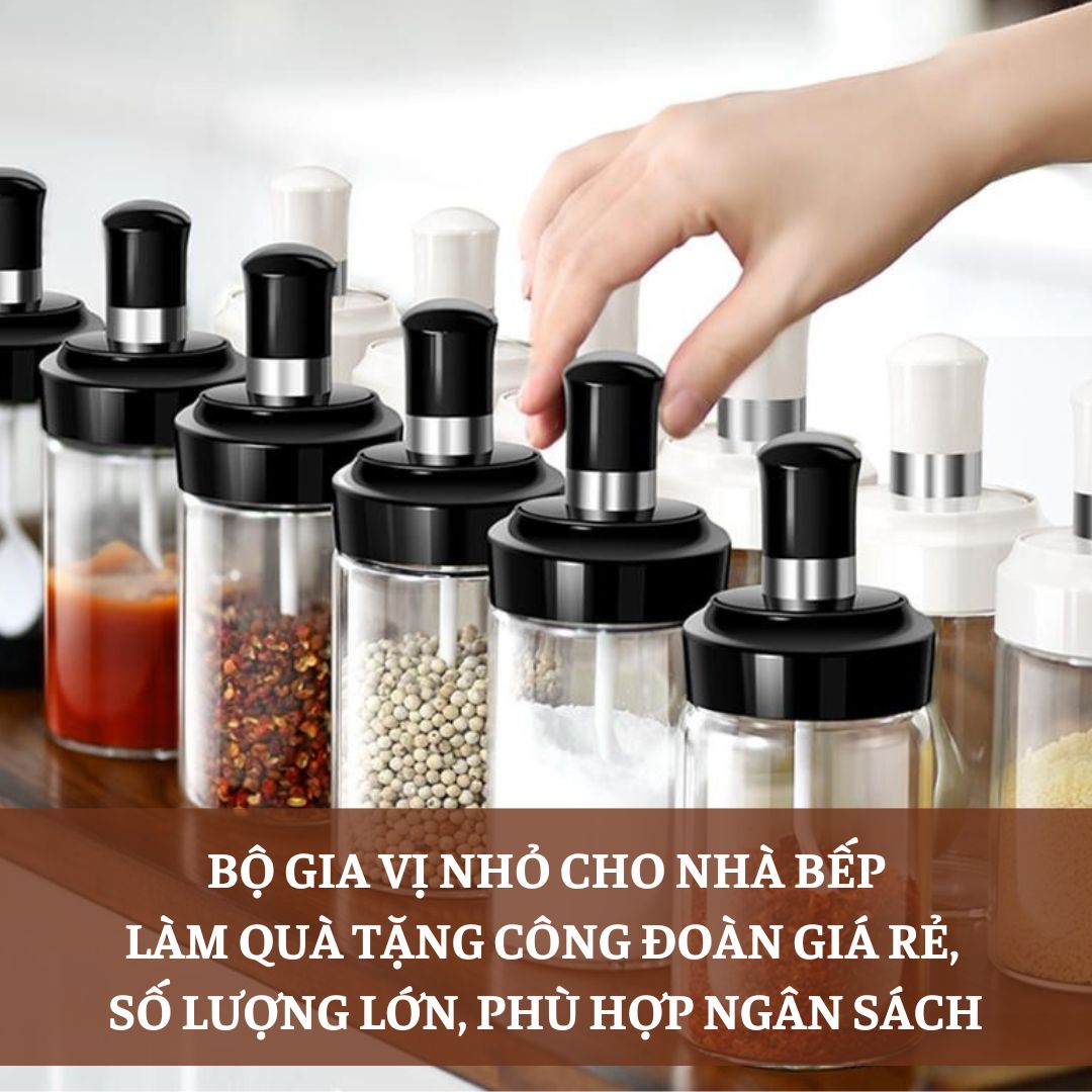 Bộ gia vị nhà bếp làm quà tặng công đoàn giá rẻ số lượng lớn, phù hợp ngân sách Bộ gia vị nhà bếp làm quà tặng công đoàn giá rẻ số lượng lớn, phù hợp ngân sách