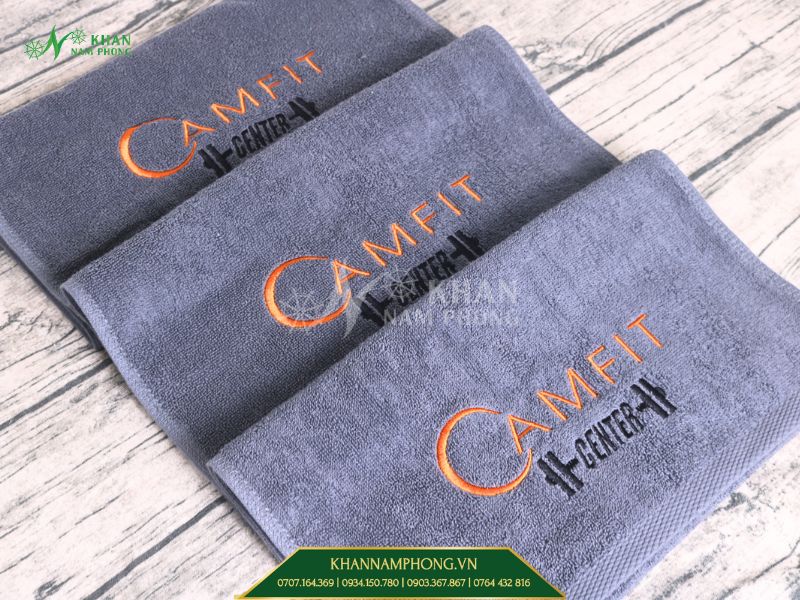 Khăn quà tặng công đoàn cotton màu xám được ưa chuộng hiện nay Khăn quà tặng công đoàn cotton màu xám được ưa chuộng hiện nay