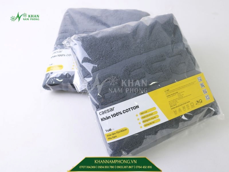 Khăn tắm 70x140cm đóng túi bóng làm quà tặng công đoàn Khăn tắm 70x140cm đóng túi bóng làm quà tặng công đoàn