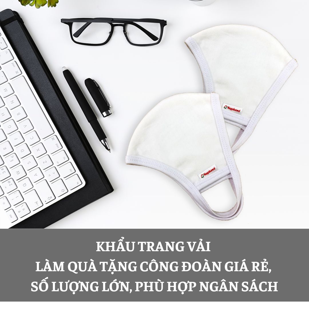 Khẩu trang vải làm quà tặng công đoàn giá rẻ số lượng lớn, phù hợp ngân sách Khẩu trang vải làm quà tặng công đoàn giá rẻ số lượng lớn, phù hợp ngân sách