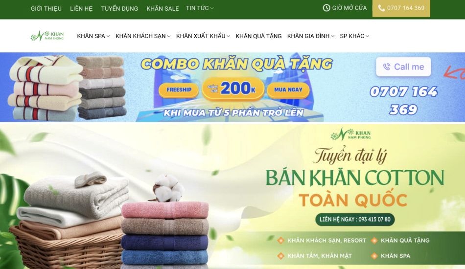 Mua khăn lau kính offline tại văn phòng TP.HCM Nam Phong