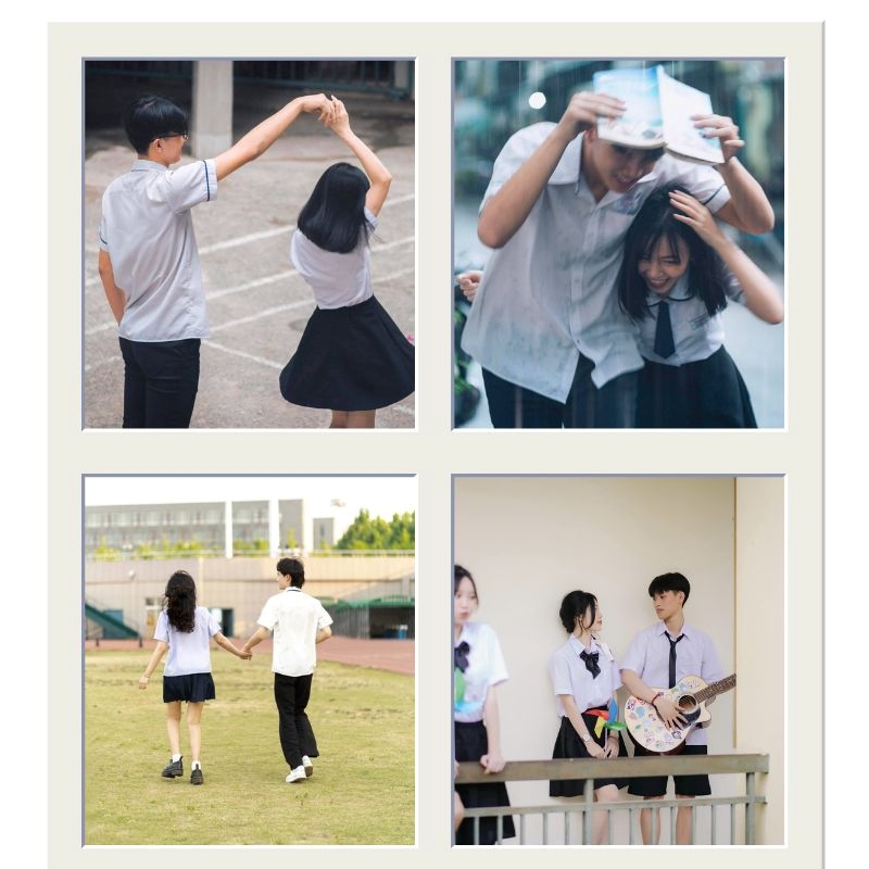 Album ảnh kỷ yếu in ảnh riêng của cả 2 làm quà kỷ yếu cho bạn gái