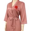 Áo Choàng Màu Hồng Chuyên Dụng Cho Spa, Resort, Khách Sạn Cotton Lạnh Freesize