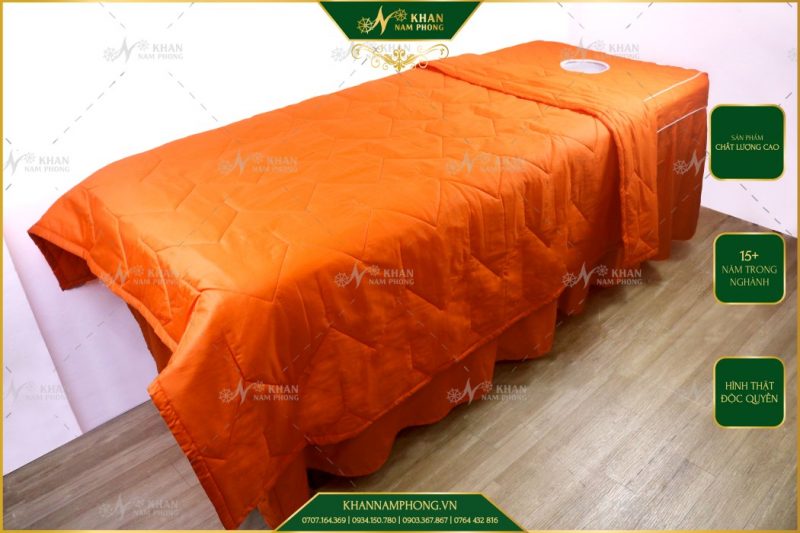 bo drap giuong va men phu chat lieu cotton chan bong