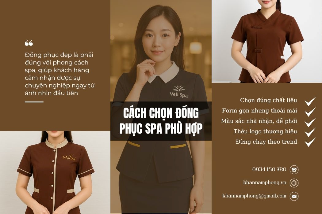 Cách chọn đồng phục spa phù hợp