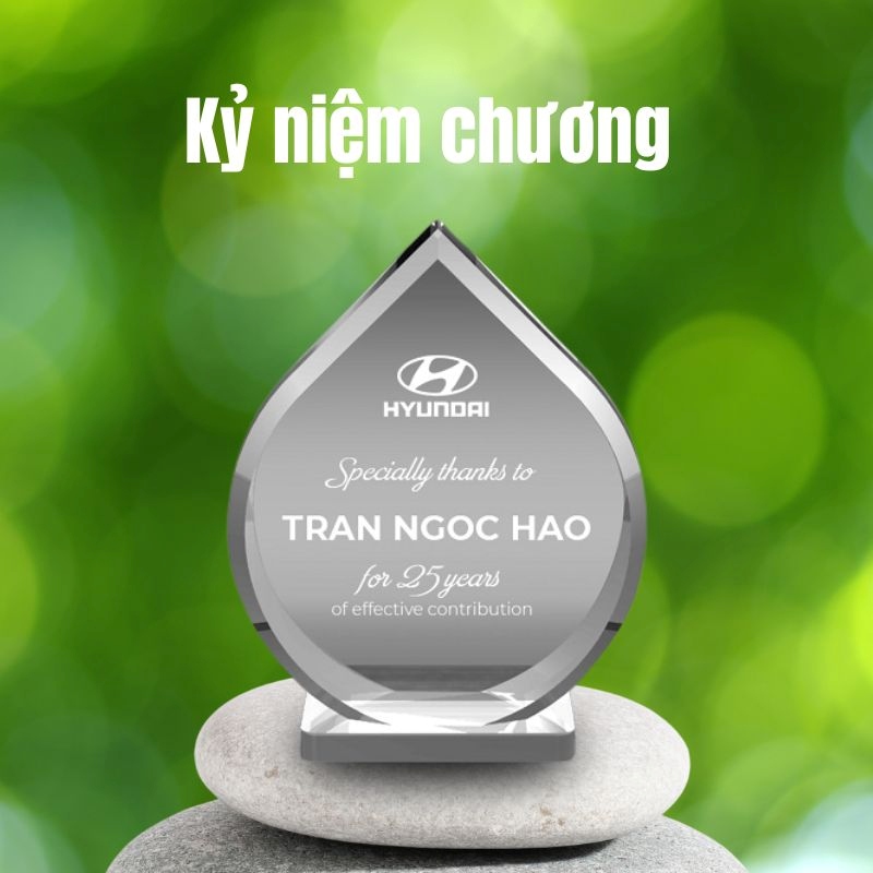 Kỉ niệm chương làm quà tặng kỉ niệm thành lập trường
